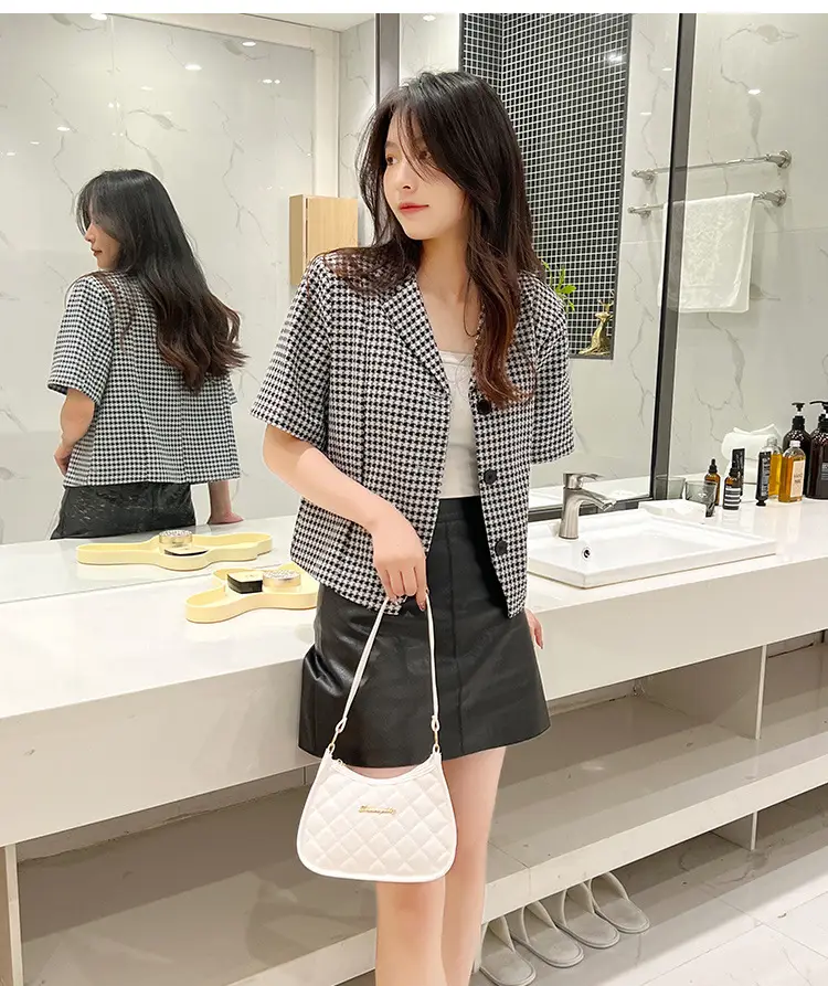 Black Embroidered Armpit Bag for Women 2022 — feature 8