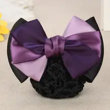 Blue Bow Hairpin for Women with Soft Cotton Base — feature 13