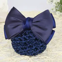 Blue Bow Hairpin for Women with Soft Cotton Base — feature 19