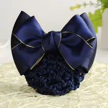 Blue Bow Hairpin for Women with Soft Cotton Base — feature 23
