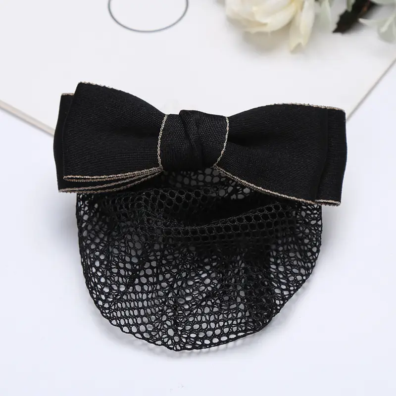 Blue Bow Hairpin for Women with Soft Cotton Base - Image 12