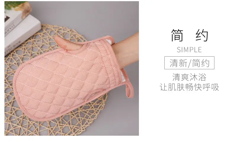 Meliya Diamond Thumb Bath Gloves Towel Decontamination Exfoliation Back Rub Back Towel Department Store Wholesale — feature 3