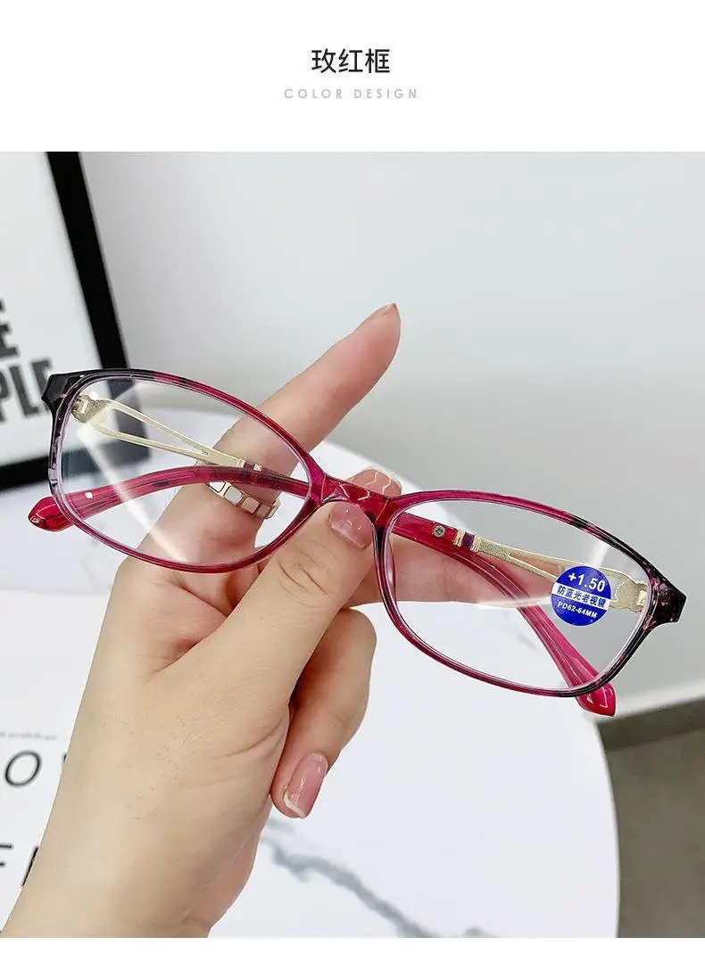 Purple Hollow Anti-Blue Glasses for Reading & Presbyopia — feature 18