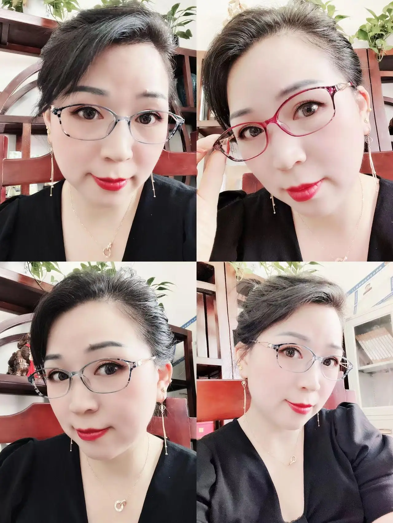 Purple Hollow Anti-Blue Glasses for Reading & Presbyopia — feature 8
