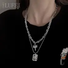 Titanium Steel Smiley Necklace Women's Hip Hop European American — feature 15