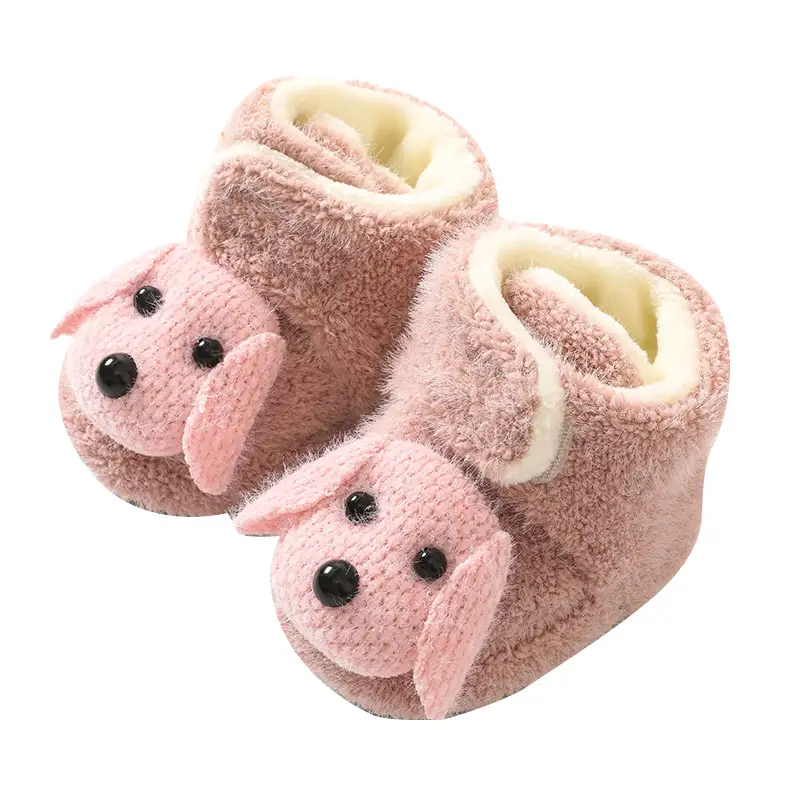 Cartoon Pink Baby Floor Socks for Toddlers
