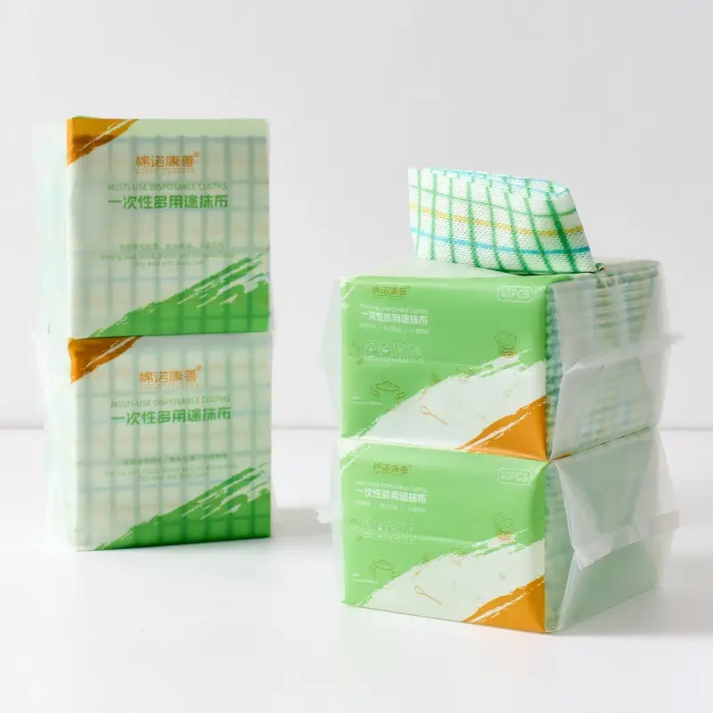 Non-Greasy Kitchen Dishwashing Lazy Rags Thickened Washable - Image 3