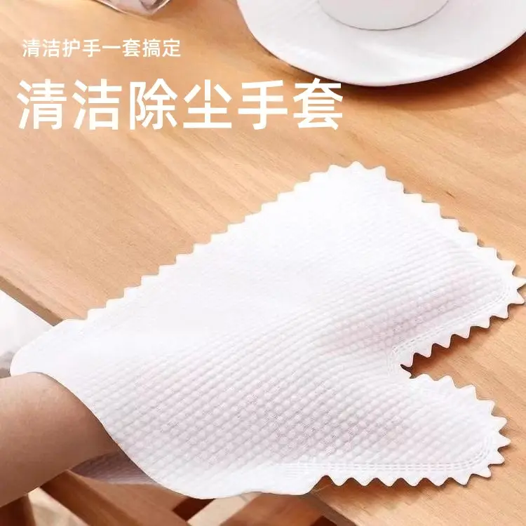 Non-Greasy Kitchen Dishwashing Lazy Rags Thickened Washable - Image 5