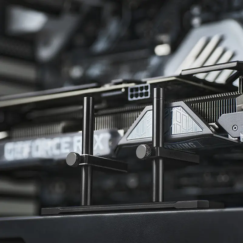 Graphics Card Stand Aluminum Fan Cooling Bracket - Image 6
