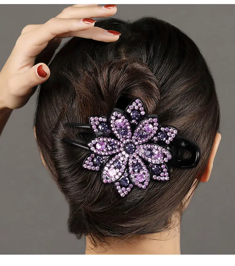 Large Rhinestone Hair Clip for Women — feature 5
