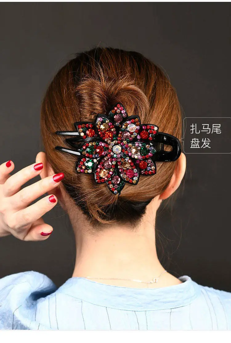 Large Rhinestone Hair Clip for Women — feature 6