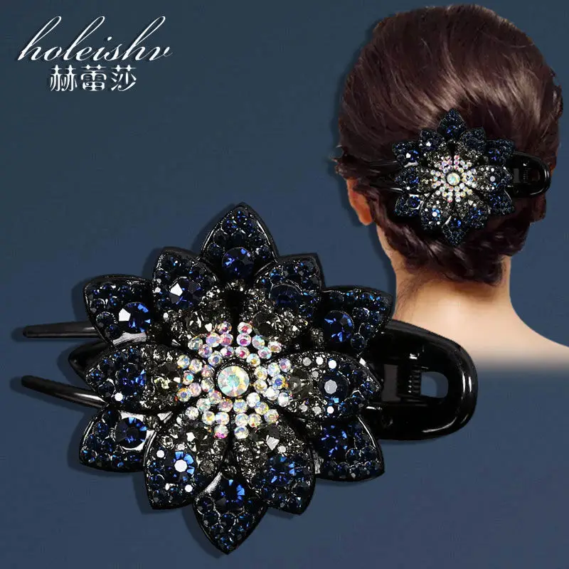 Large Rhinestone Hair Clip for Women - Image 10