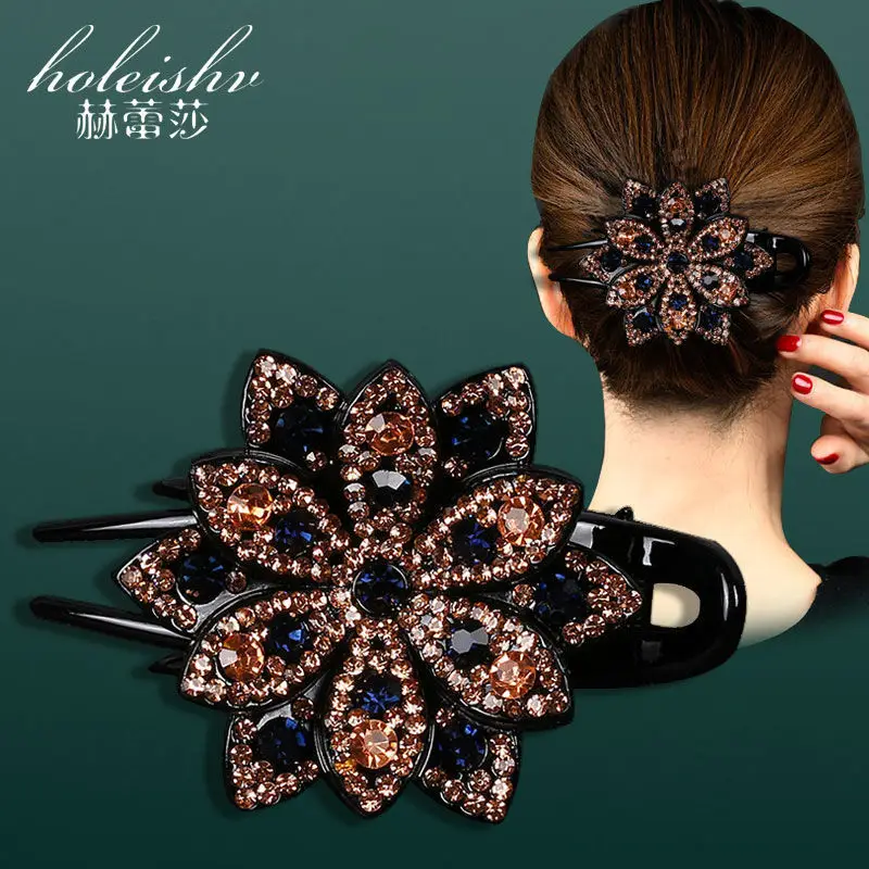 Large Rhinestone Hair Clip for Women - Image 12