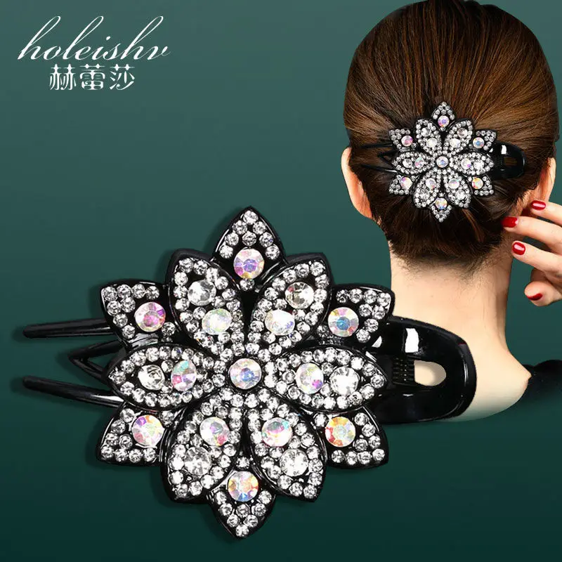 Large Rhinestone Hair Clip for Women - Image 13