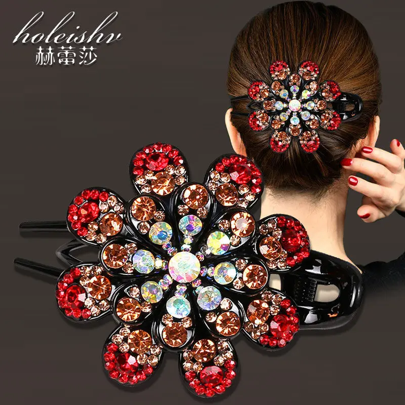 Large Rhinestone Hair Clip for Women - Image 14