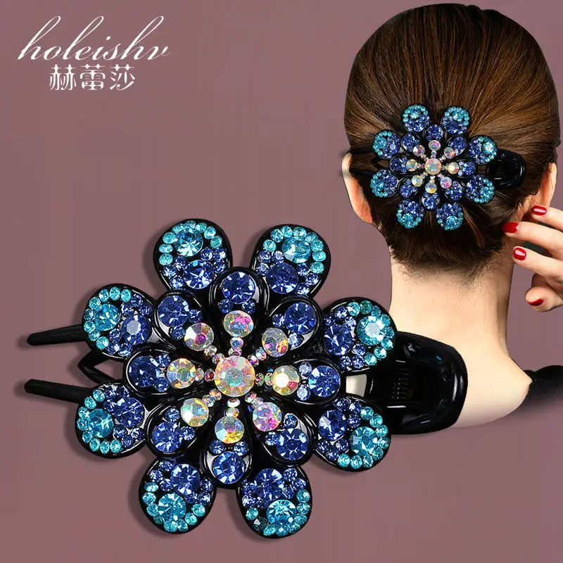 Large Rhinestone Hair Clip for Women - Image 15