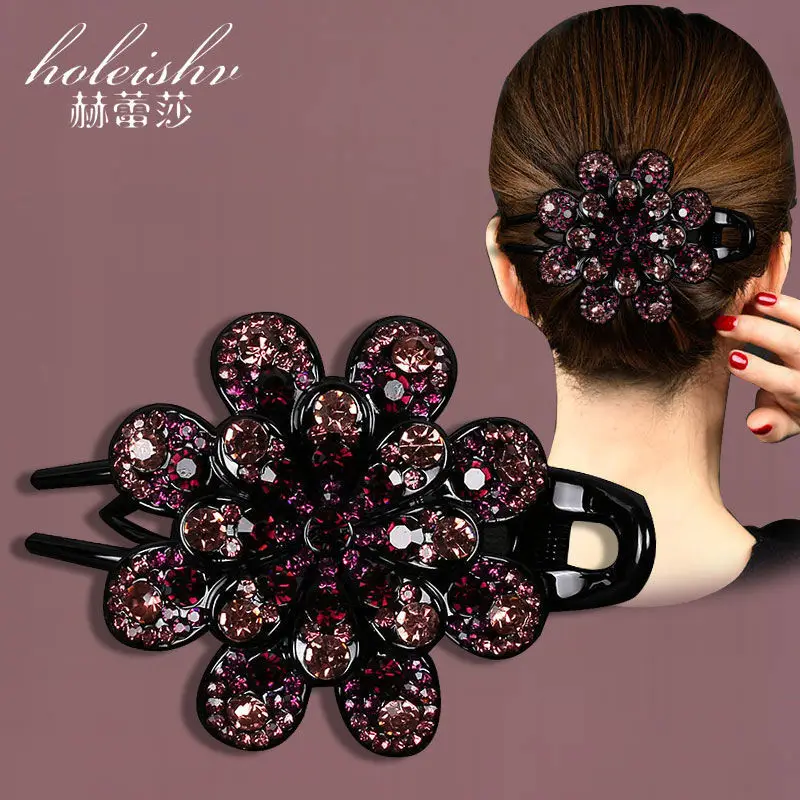 Large Rhinestone Hair Clip for Women - Image 16