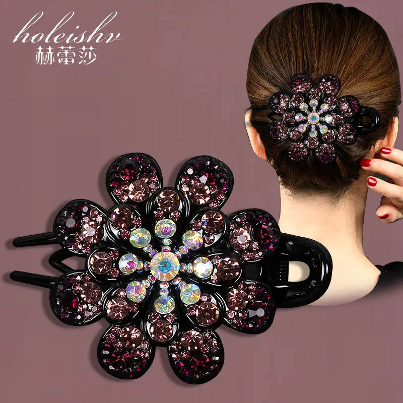 Large Rhinestone Hair Clip for Women - Image 17