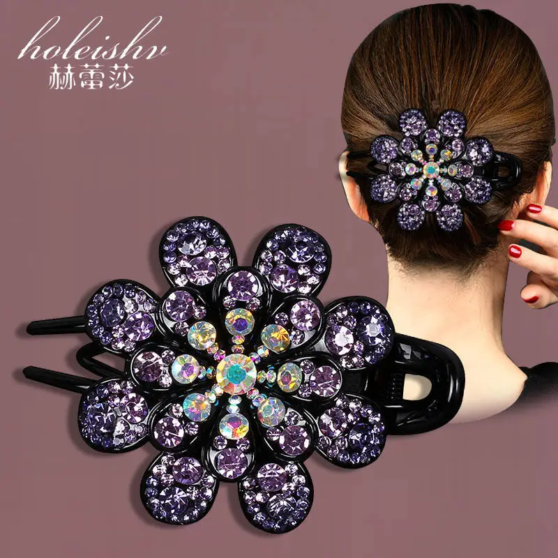 Large Rhinestone Hair Clip for Women - Image 20