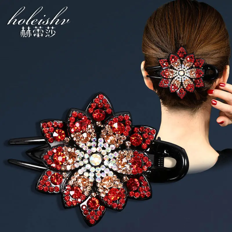 Large Rhinestone Hair Clip for Women - Image 6