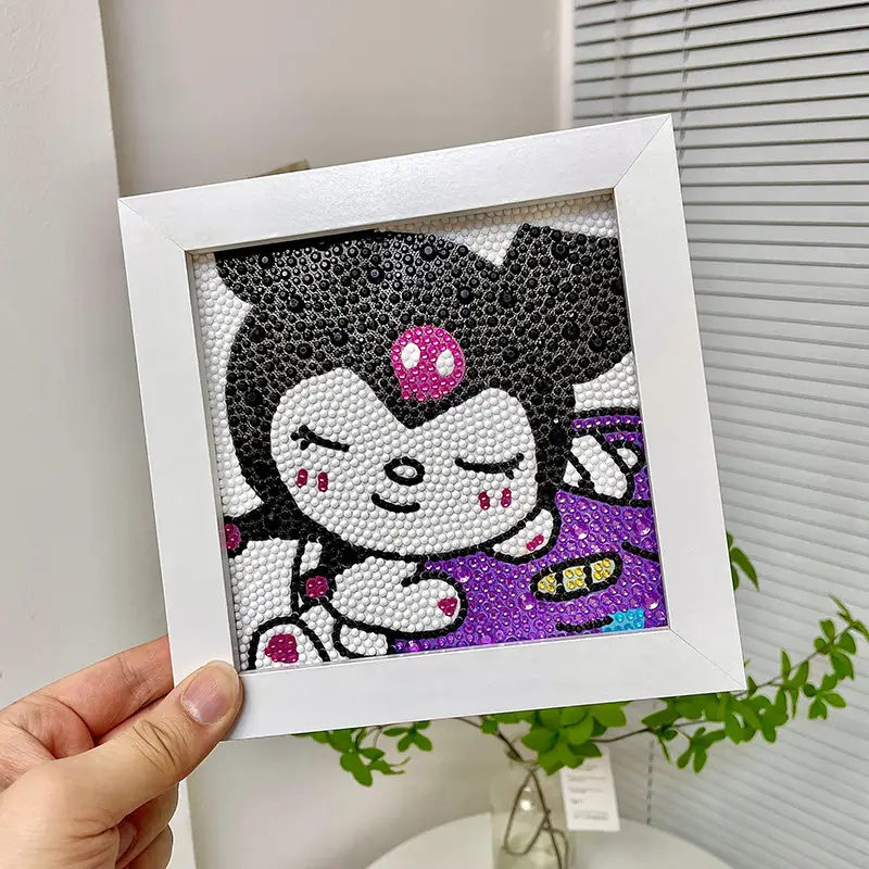 Full Diamond Kulomi Cartoon Sticker Frame DIY Art