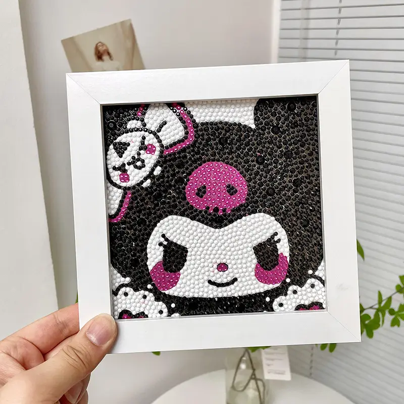 Full Diamond Kulomi Cartoon Sticker Frame DIY Art