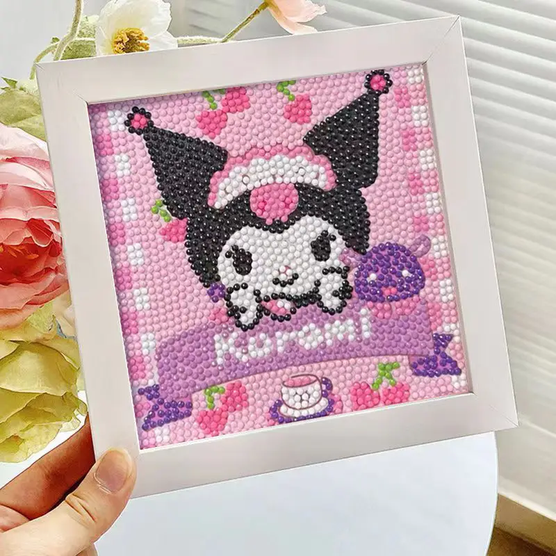 Full Diamond Kulomi Cartoon Sticker Frame DIY Art