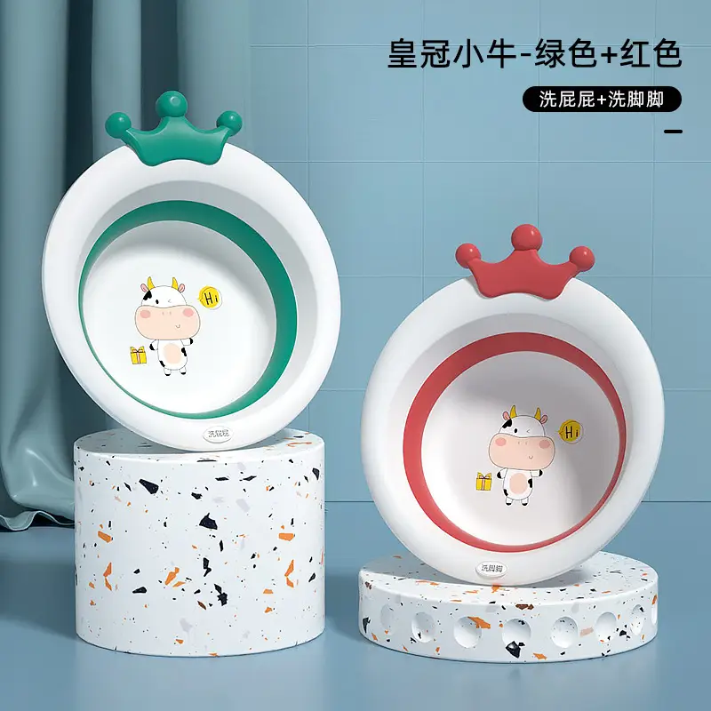 Newborn Baby Washbasin Set of 3 with Crown Design - Image 5