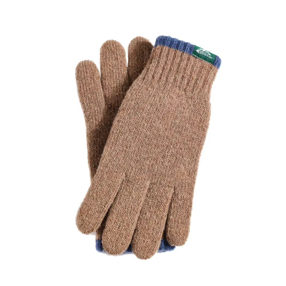 Men's Black Wool Touch Screen Gloves - Image 9