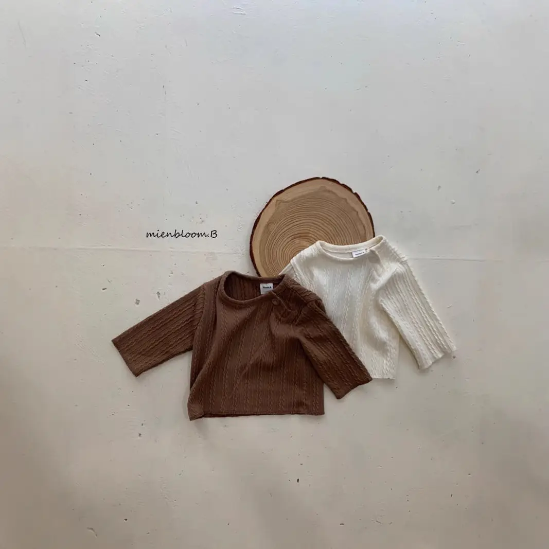 Baby Long Sleeve T-Shirt Cream Spring Top - Image 2