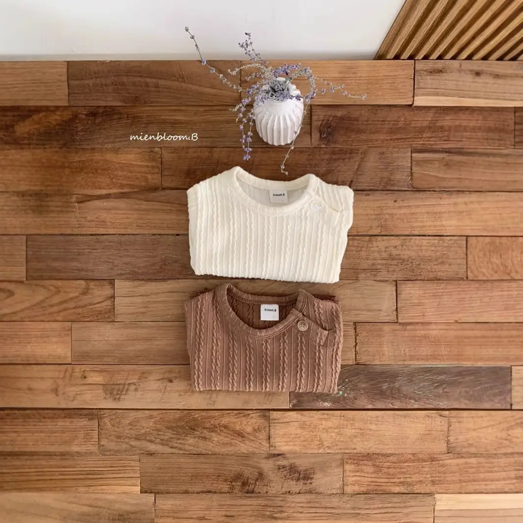 Baby Long Sleeve T-Shirt Cream Spring Top - Image 3
