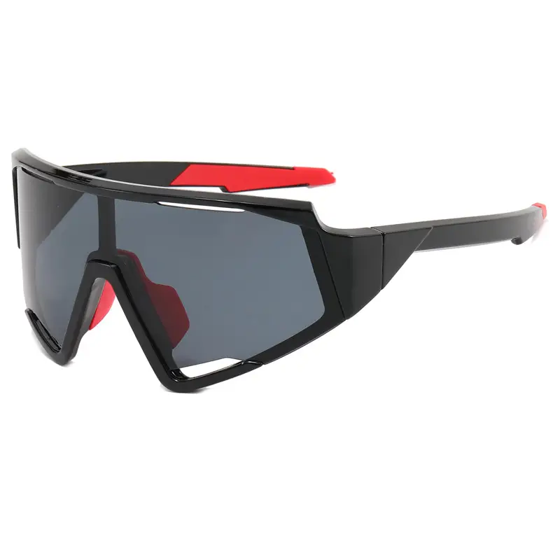 Men's Color-Changing Sports Sunglasses Large Frame Black