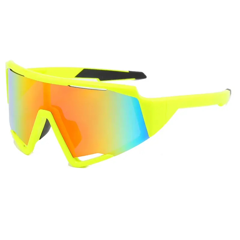 Men's Color-Changing Sports Sunglasses Large Frame Black
