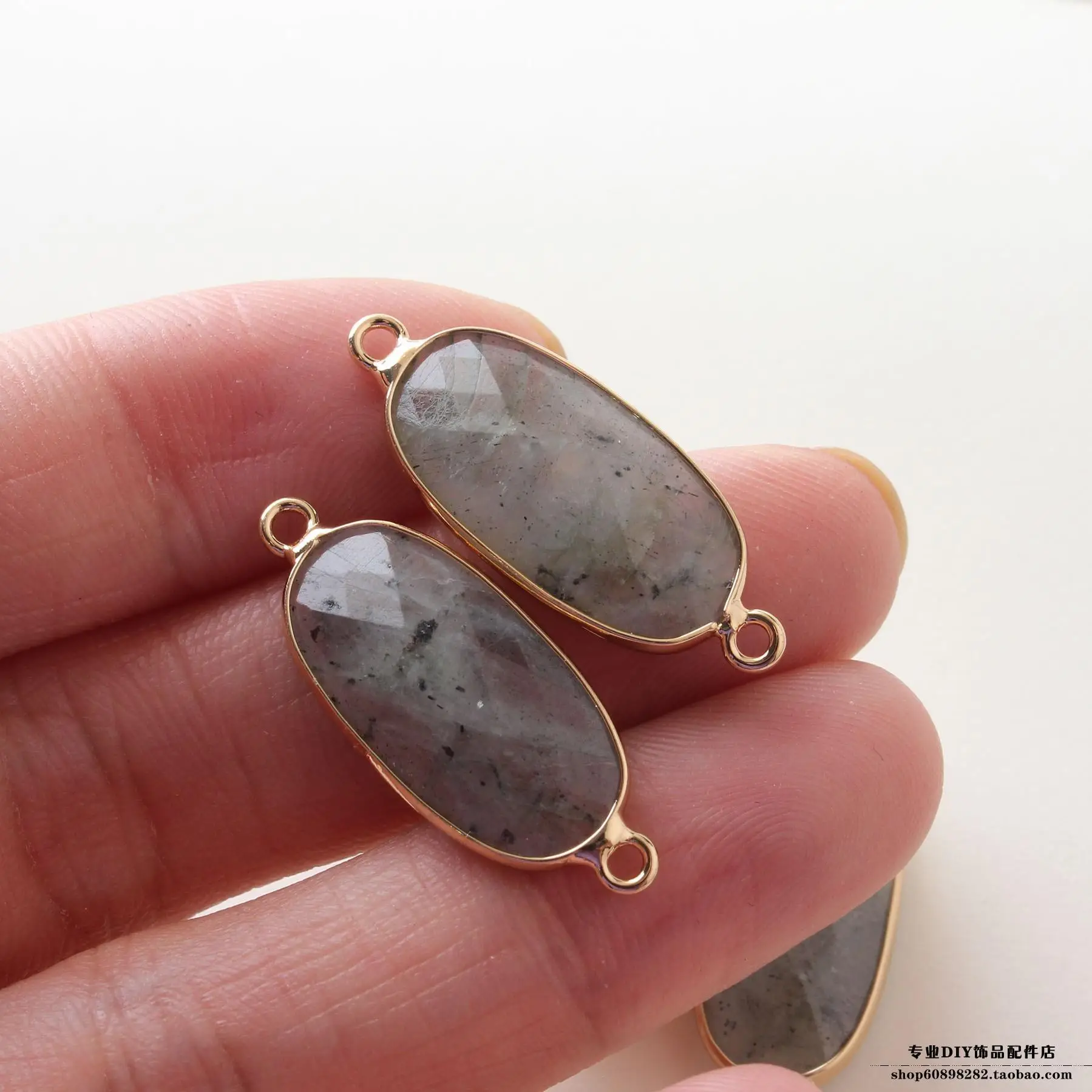 Oval Natural Stone Earrings & Bracelets Set — feature 30