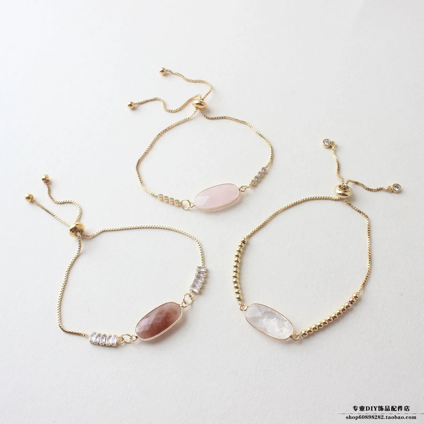 Oval Natural Stone Earrings & Bracelets Set — feature 8