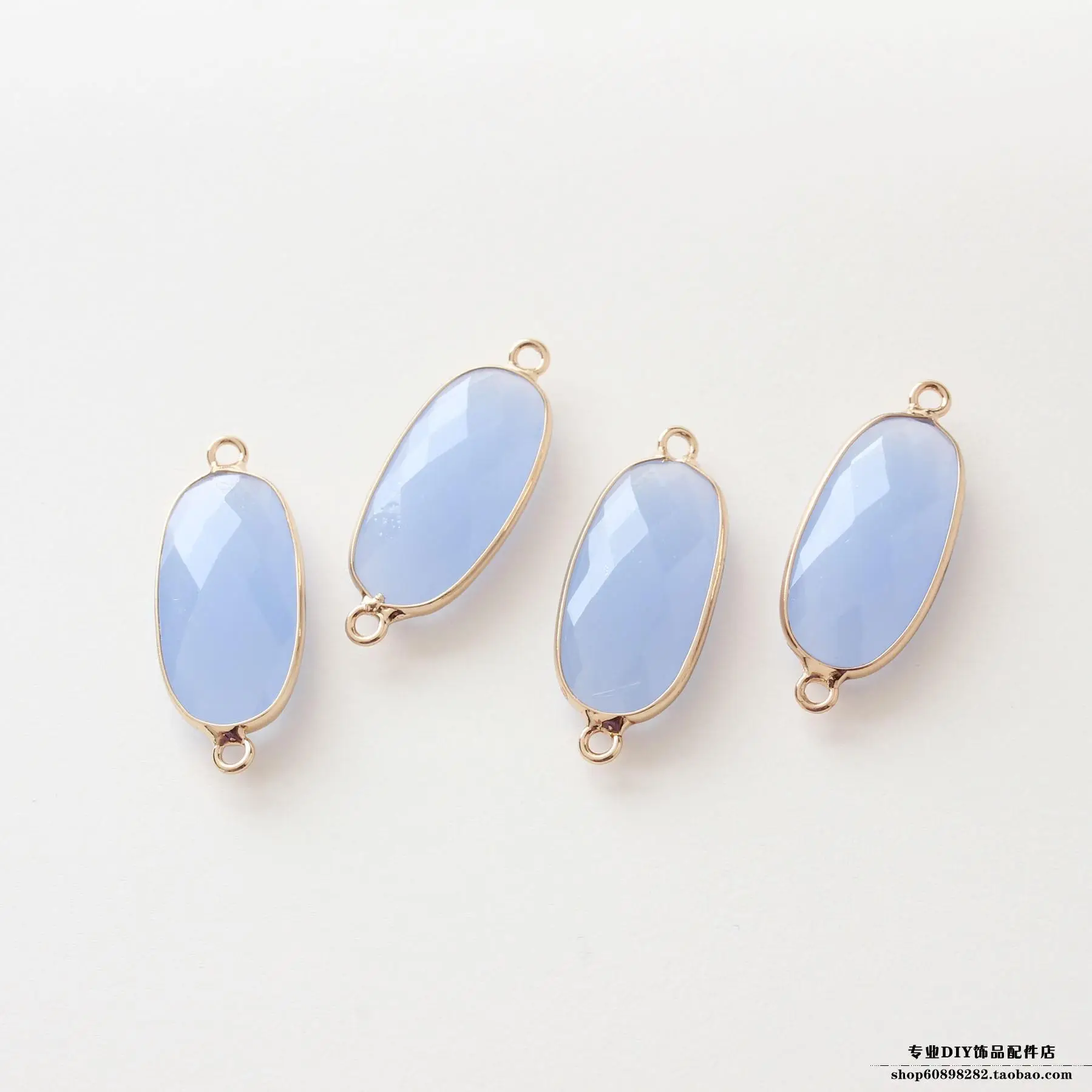 Oval Natural Stone Earrings & Bracelets Set - Image 3