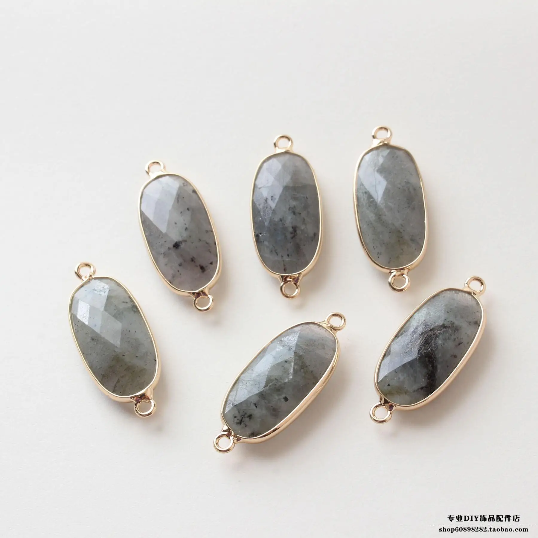Oval Natural Stone Earrings & Bracelets Set - Image 5