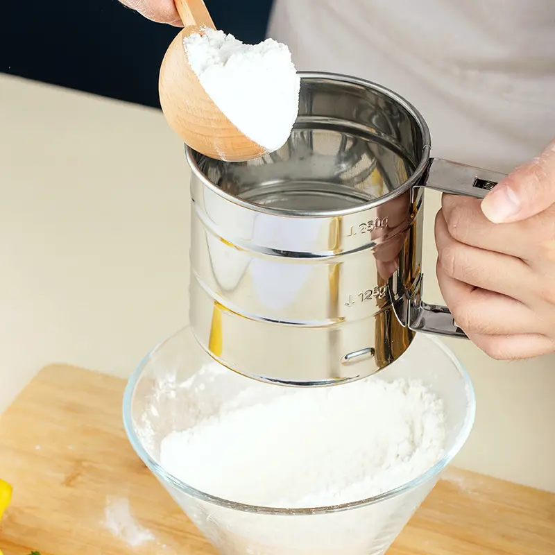 Handheld Stainless Steel Flour Sieve for Baking - Image 12