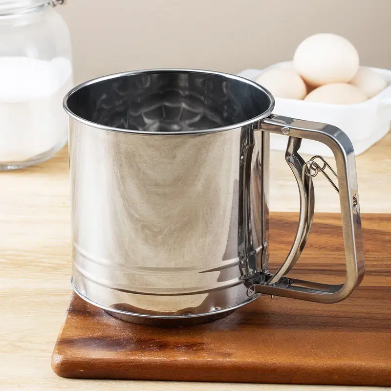 Handheld Stainless Steel Flour Sieve for Baking - Image 6