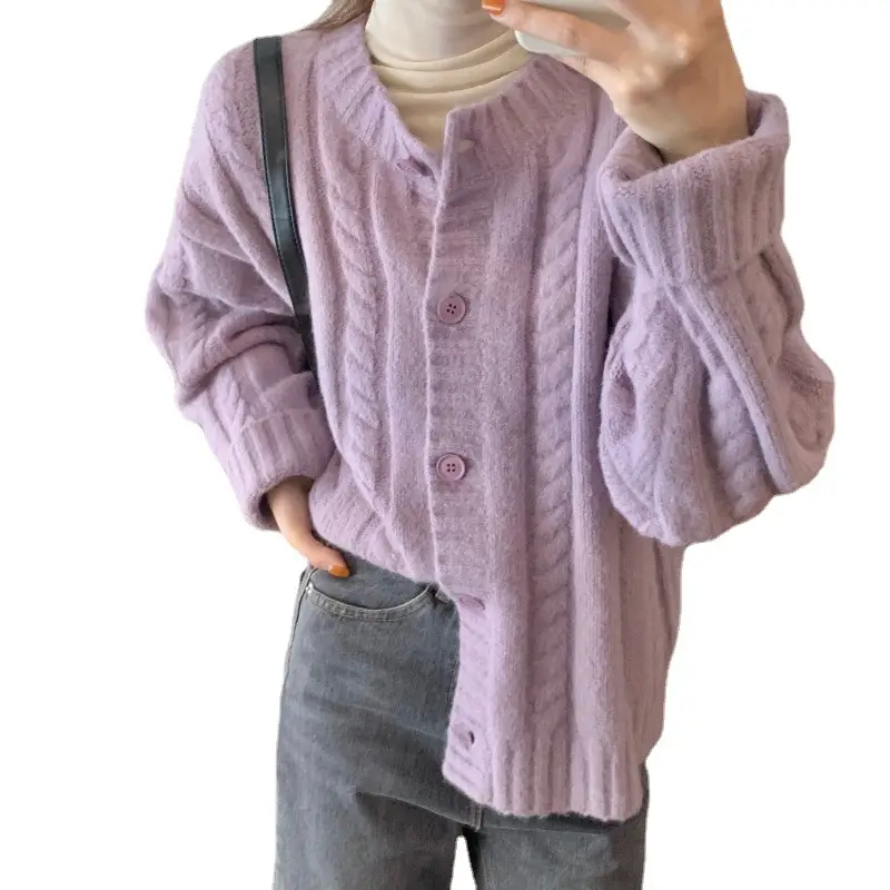 Women's Knitted Cardigan Sweater 2023 Spring Slim Fit - Image 8