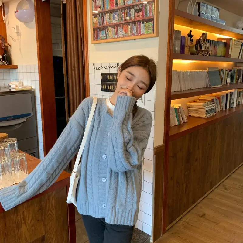 Women's Knitted Cardigan Sweater 2023 Spring Slim Fit — feature 11