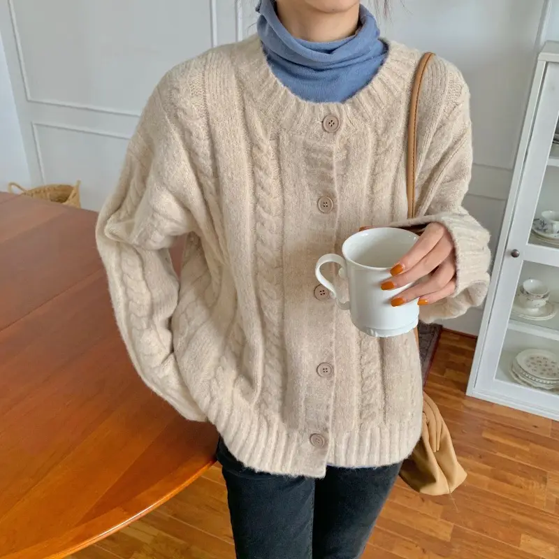 Women's Knitted Cardigan Sweater 2023 Spring Slim Fit — feature 15