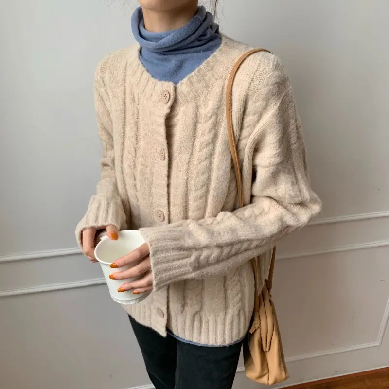Women's Knitted Cardigan Sweater 2023 Spring Slim Fit — feature 16
