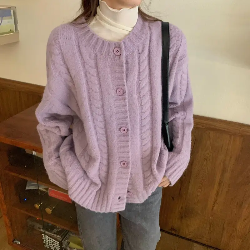 Women's Knitted Cardigan Sweater 2023 Spring Slim Fit — feature 6