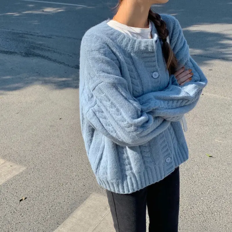 Women's Knitted Cardigan Sweater 2023 Spring Slim Fit — feature 9