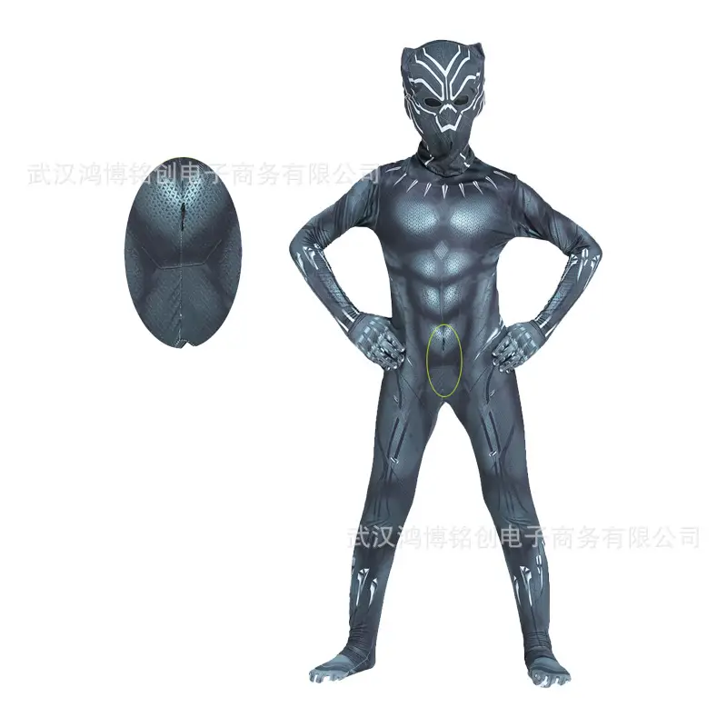 Black Panther One-Piece Bodysuit Halloween Adult Costume - Image 6