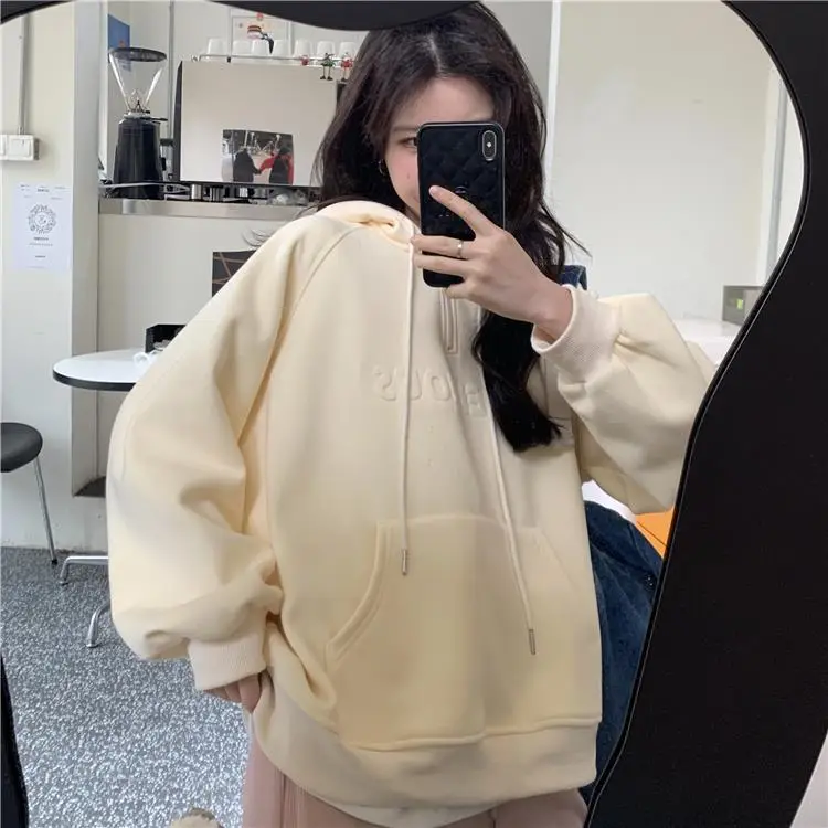2022 Korean Style Hooded Hoodie for Women Plus Size — feature 33