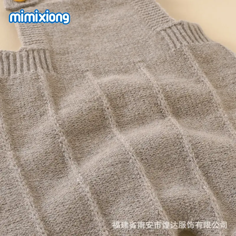 Baby Knitted Hat & Sling Set Light Blue - Image 7
