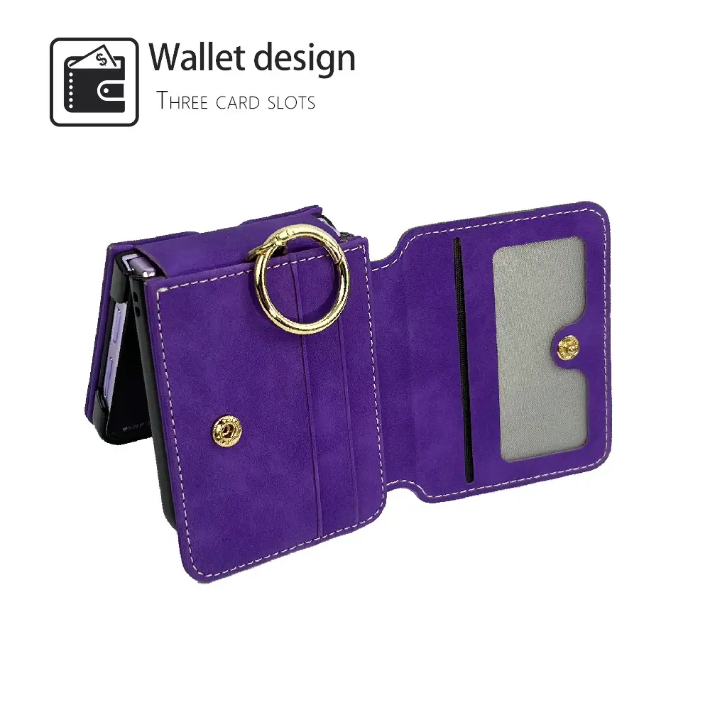 Pink Card-Folded Phone Case for Samsung Zflip6 - Image 9