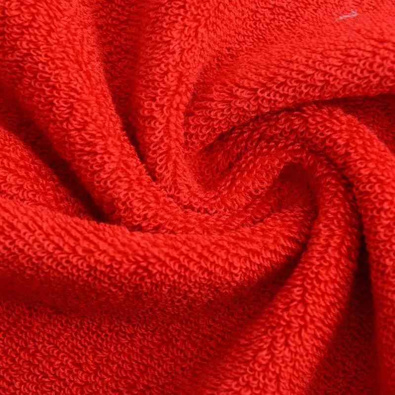 Red Pure Cotton Square Towel for Men Women Wedding Absorbent - Image 5